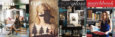 Lonny, Rue, High Gloss and Matchbook